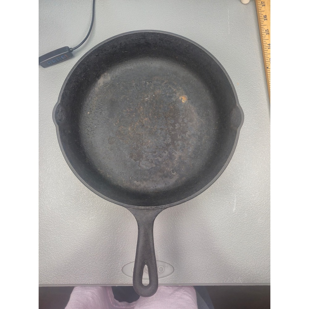 Vintage BSR Century Series No 8 Cast Iron Skillet 10 5/8 Inch Made in USA
